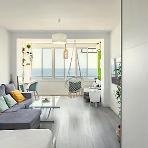  Apartamento Estudio Con Increíbles Vistas A La Playa + Piscina